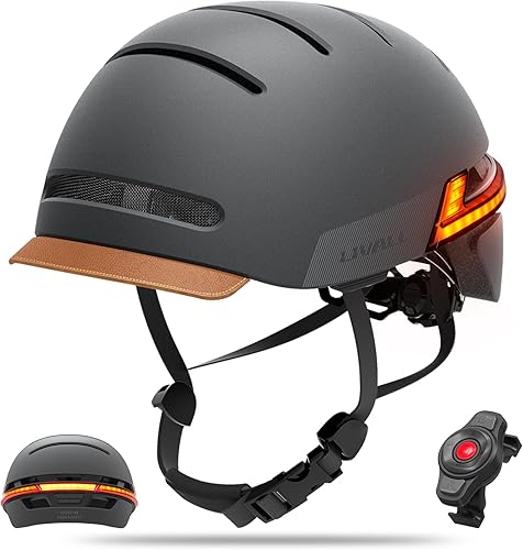 Miniatura 1 de LIVALL BH51MBH51M Neo Bluetooth Smart Bike Helmet Adult Helmet with Auto Sensor LED Turn Signal Tail Lights, Built-in Mic Speakers SOS Alert Bike