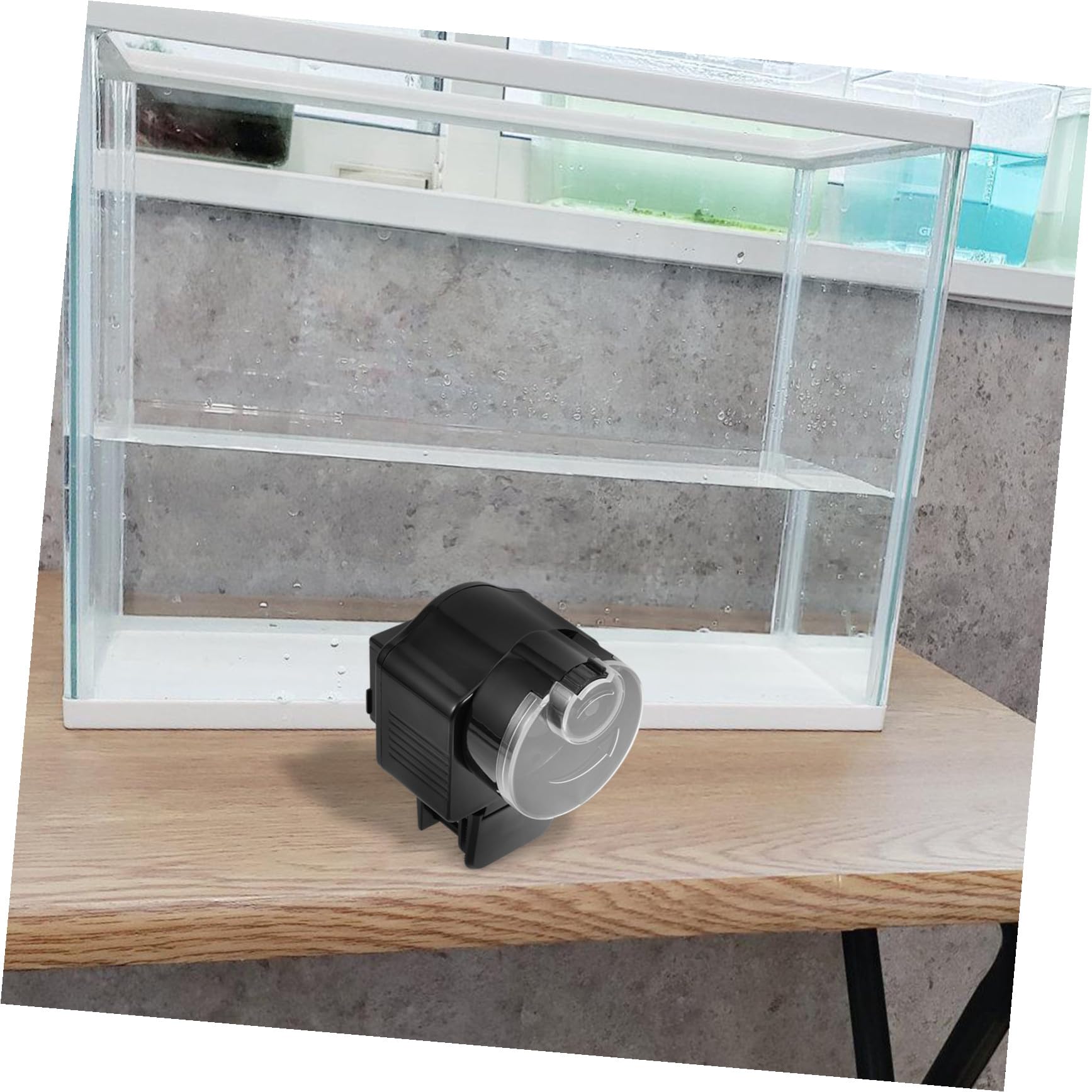VICASKY Distributeur Automatique pour Poissons Aquarium sans Piles Distribuant Nourriture Précisément