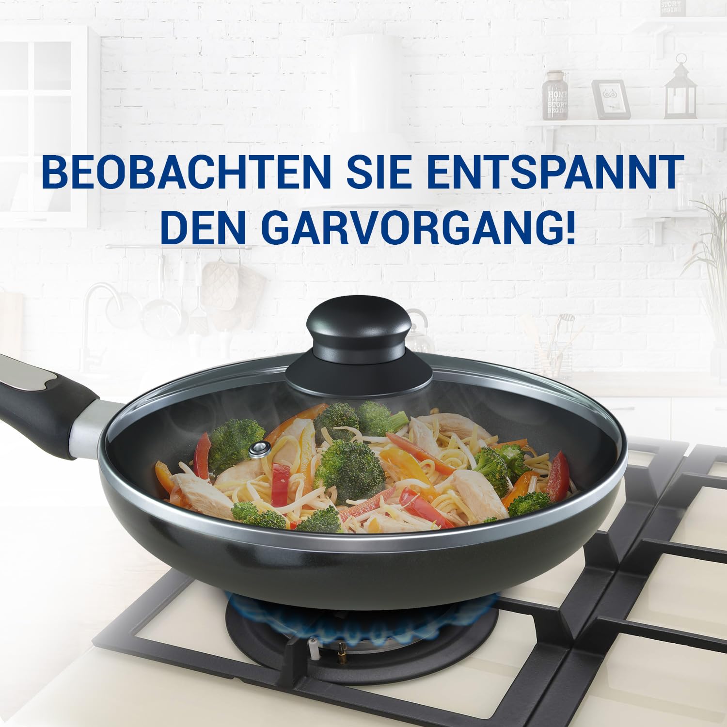 Excèlsa S-S Deckel, 30 Cm, Mit Ventil