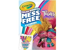Crayola Trolls 3: Ideal Coloring Companions for Imaginative Kids
