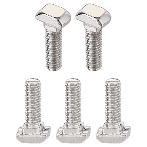 Miniatura 9 de Tornillo deslizante con ranura en T M5x12mm (DXL), paquete de 10 unidades, buenos para la industria de la construcción, tornillos en forma de T