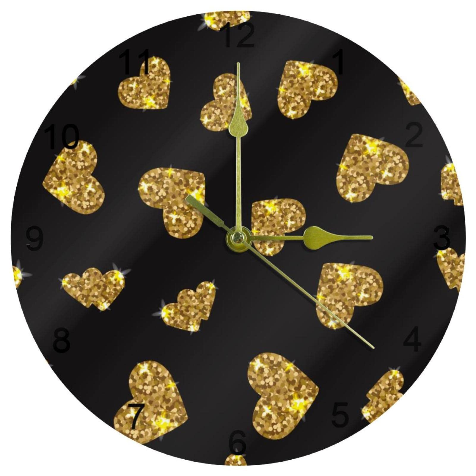 Horloge murale silencieuse pour chambre afin de dormir sans aucun tic-tac