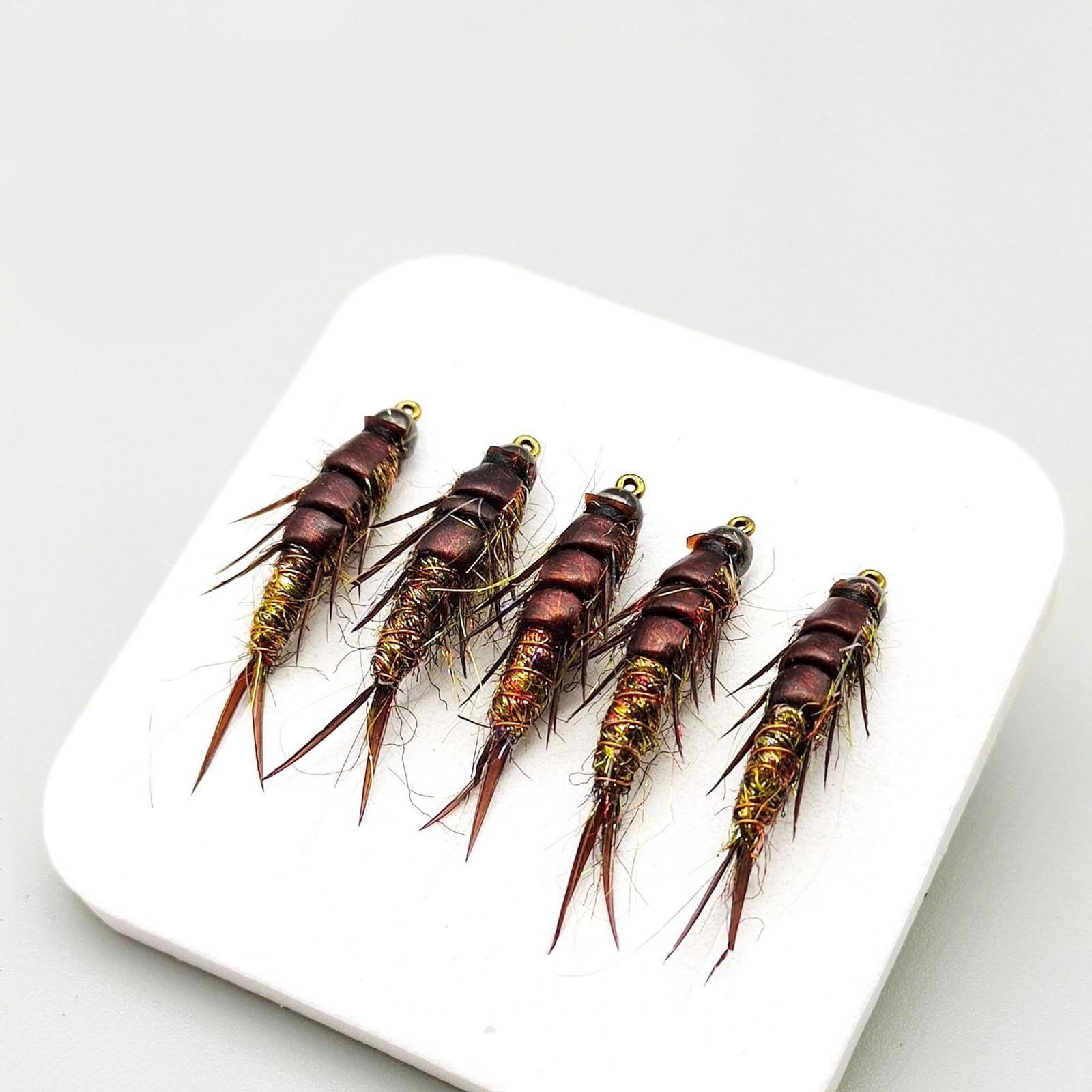 Lot de 5 leurres de pêche en métal, cuillères à Paillettes avec appât
