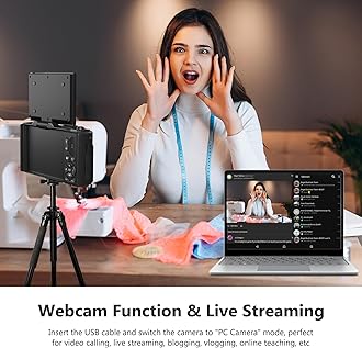 4K Digital Camera for Photography, 64 MP Vlogging Camera for YouTube with 3 Inch (7.6 cm) 180° Flip Screen, 18X Zoom Digital Camera and Shooting Camera with 32 GB Micro SD Card