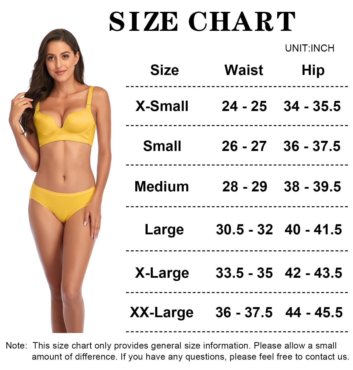 Eiggam - Mutandine bikini da donna in cotone, taglio alto, copertura completa, elasticizzate, biancheria intima fresca per le donne, Small