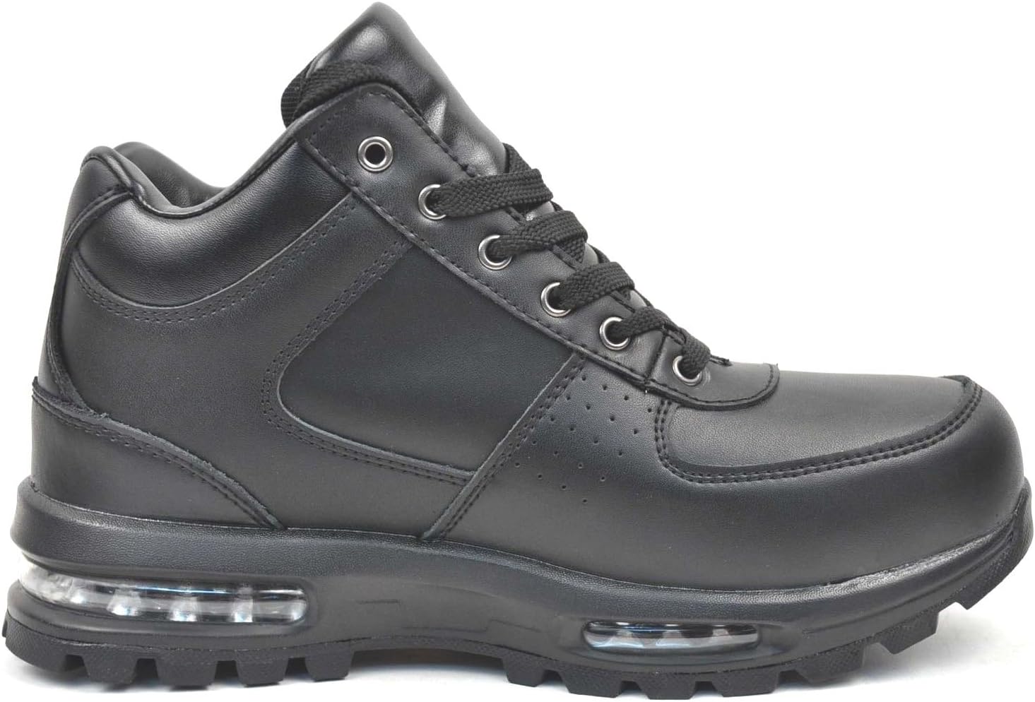 Labo Men's Black Hiking Leather Boot Air Heel 5712 10.5