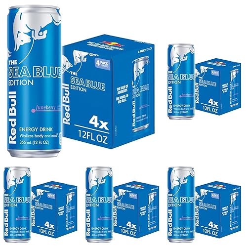 Miniatura 45 de Red Bull, Amber Edition - Bebida energizante de fresa y albaricoque, 8.4 onzas líquidas (paquete de 24)