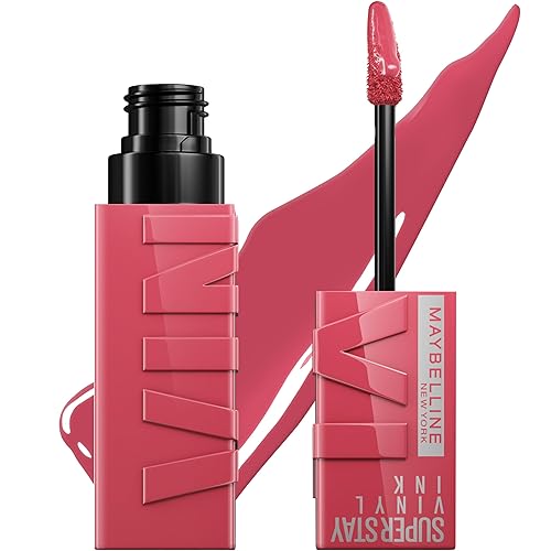 Vista 23 de Maybelline New York SuperStay Vinyl Ink - Labial líquido de larga duración, sin transferencia, color altamente pigmentado y brillo instantáneo, 10