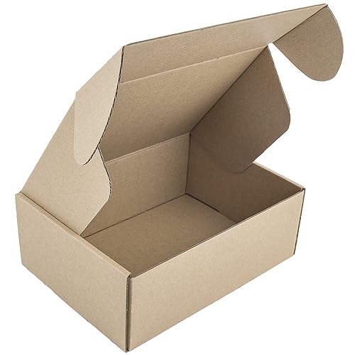 Miniatura 34 de Mat Board Center, cajas blancas de envío de 8 x 6 x 3, pequeña caja de cartón corrugado, correo de negocios, correo de regalos, camiseta, vela