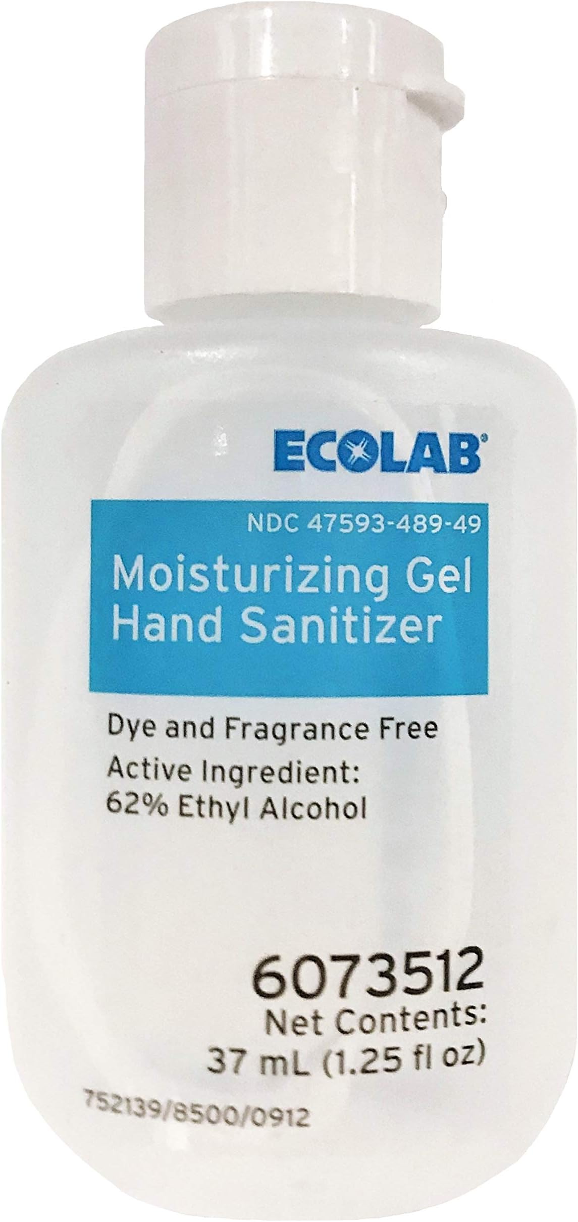Ecolab Moisturizing Gel Hand Sanitizer, 1.25 Oz - Item #: Eq6073512