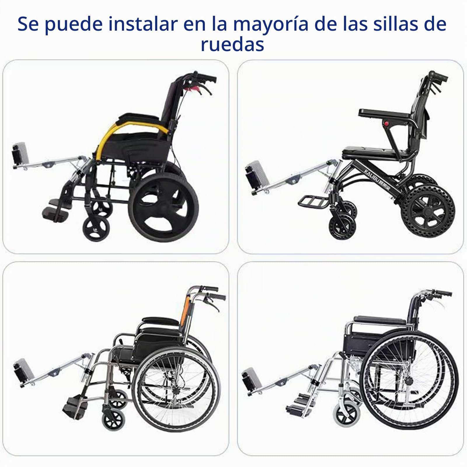 Reposapiernas Elevadores para Sillas De Ruedas: Universal, Soporte De Pedal Único: 100 Kg, Ángulo Ajustable (90°-180°), Fácil Instalación, con Acolchado, para Personas Mayores,Right