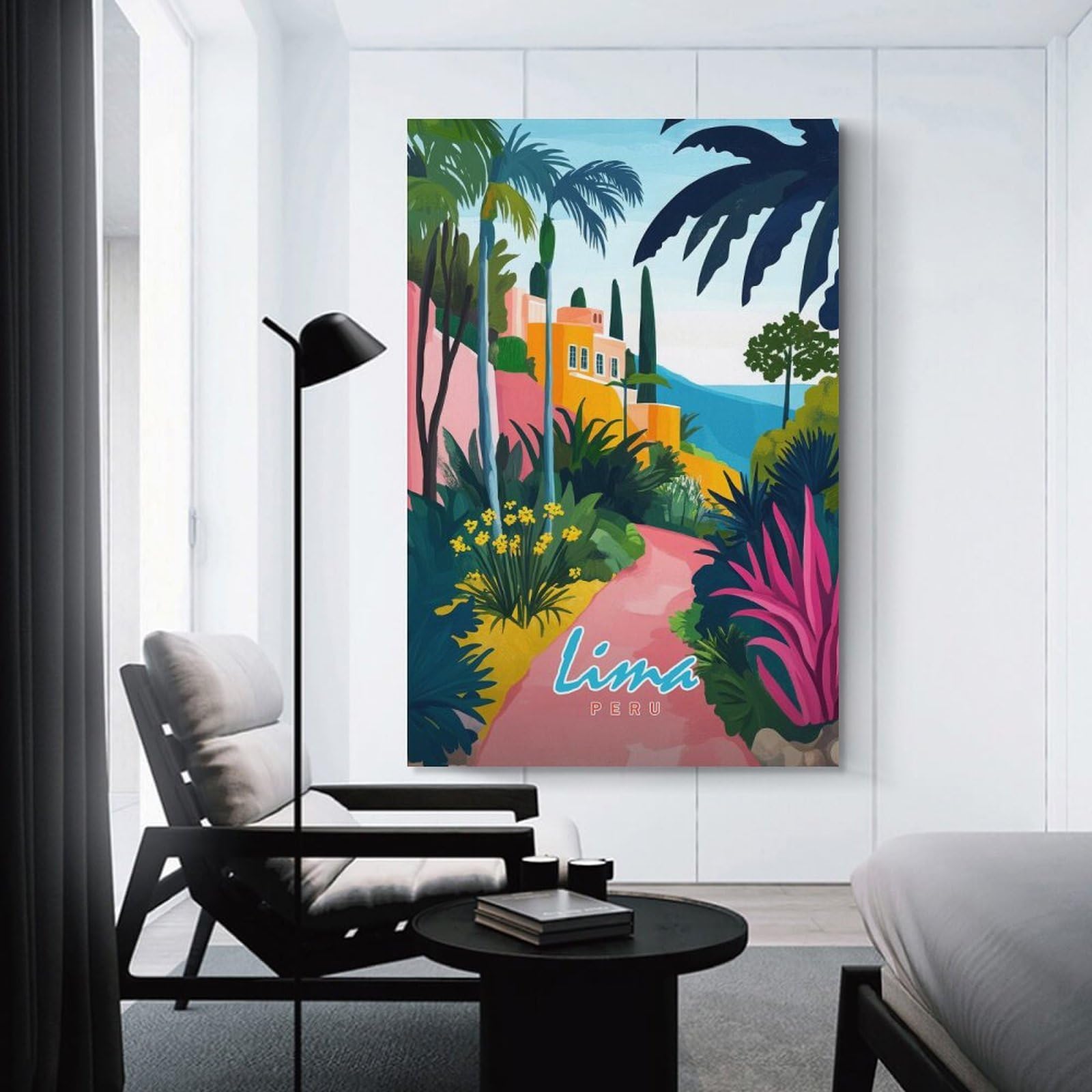 Junmoney Lima, Peru Travel (2) Canvas Wall Art 24x36inch(60x90cm), for Work Areas, Reading Rooms Or Studios, A Smart Decor Choice for Study Walls