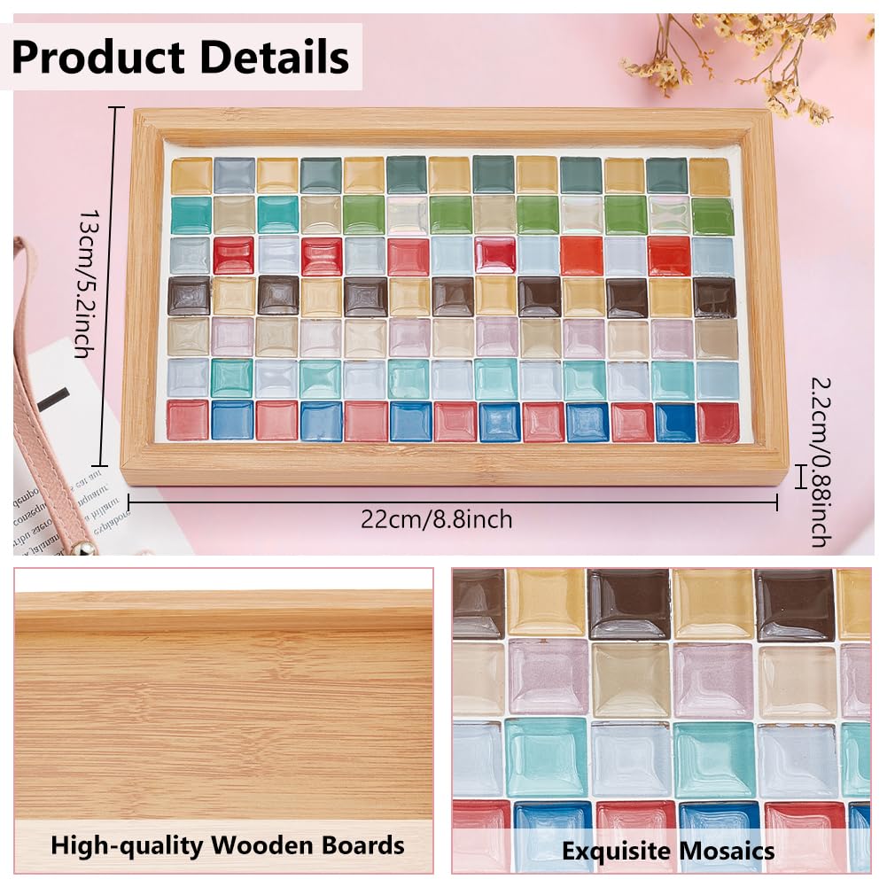 Kit DIY Miroir Mosaïque - 2 Sets Créatifs Pour Débutants Et Enfants