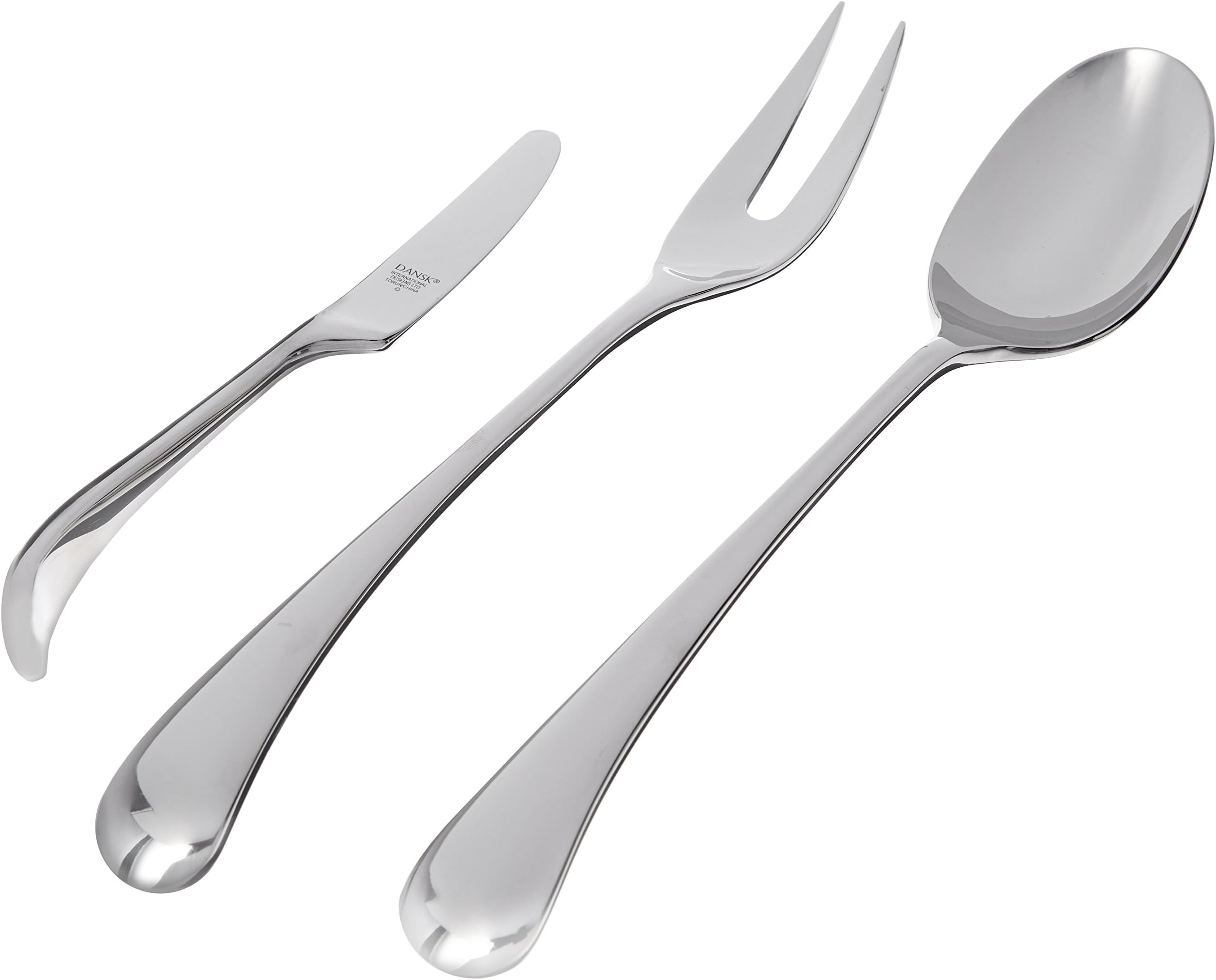 Dansk Torun Stainless-Steel 3-Piece Hostess Set