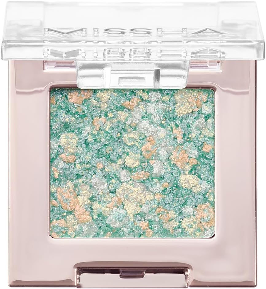 MISSHA Topaklanmayan El Yapımı Holografik Simli Far Modern Shadow Glitter Prism (No.22 Mint Prism)