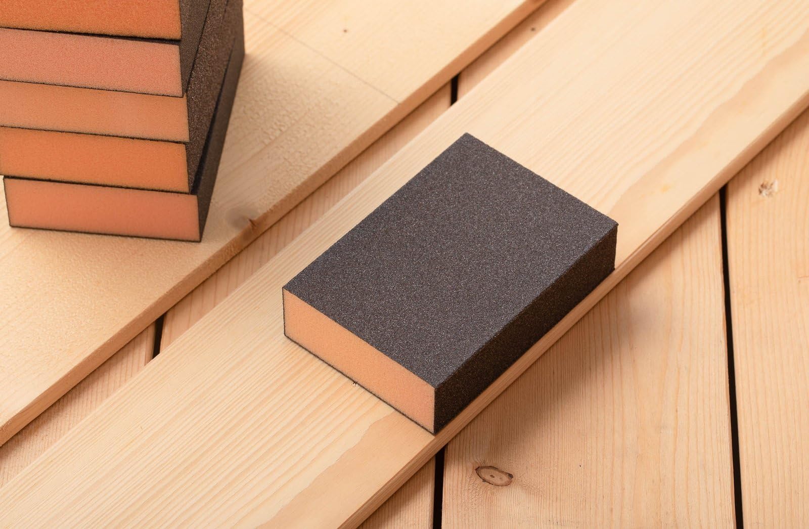 Kit De Ponçage Grain 320-3000, Tampons En Mousse Fine, Papier Humide Eponges Pour Bois Et Cloisons Seches~p144605600