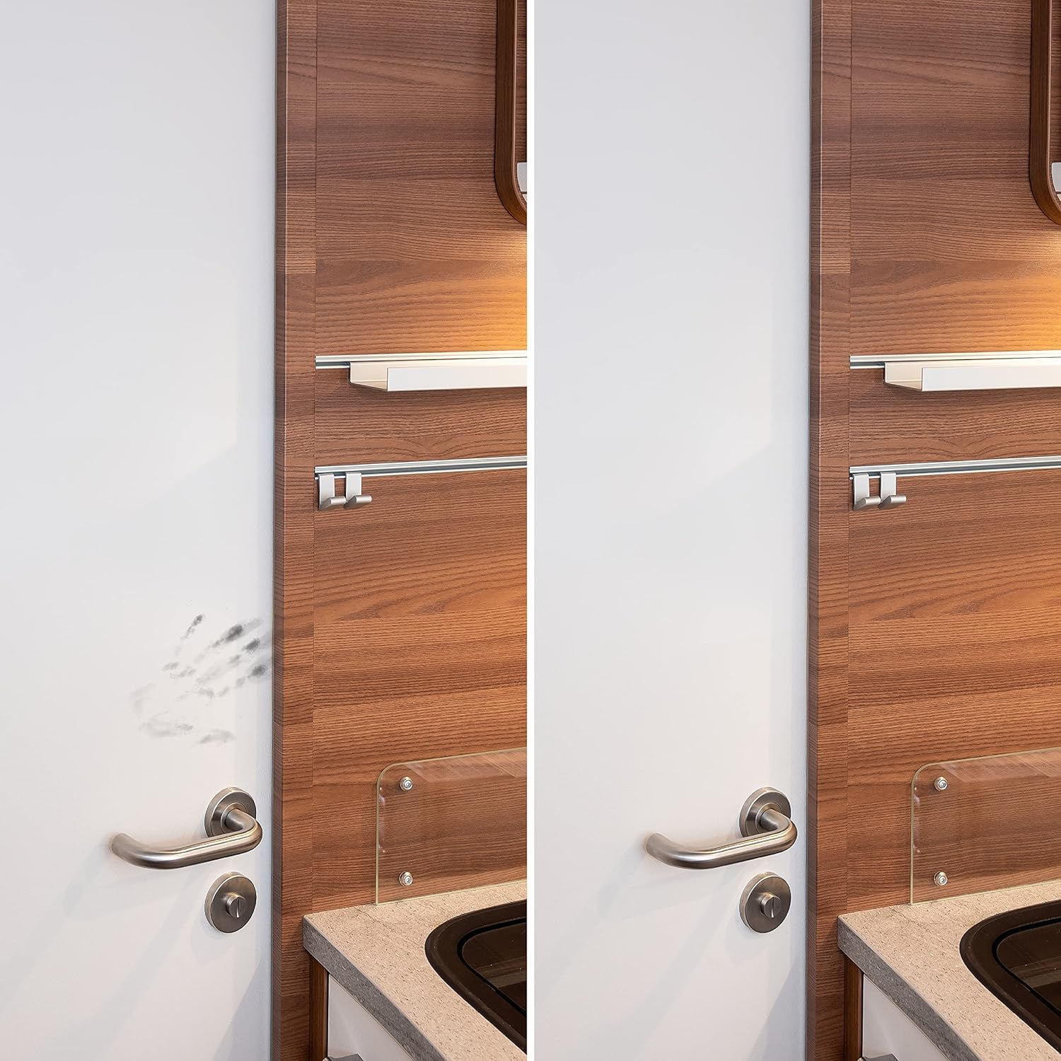Sonax Caravan - Juego de limpieza de interiores para autocaravanas, 750 ml, con eliminador de olores y paño de microfibra, para plásticos, cuero, madera, aluminio y superficies pintadas o laminadas en