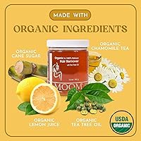 Vista 18 de Moom Organic depilación con árbol de té, tarro de repuesto, 12 onzas, paquete de 1