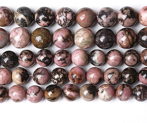 Miniatura 8 de 37 cuentas de amatista lavanda natural de 0.394 in (0.394 in), redondas y sueltas, piedras preciosas de cristal curativo para hacer joyas y pulseras