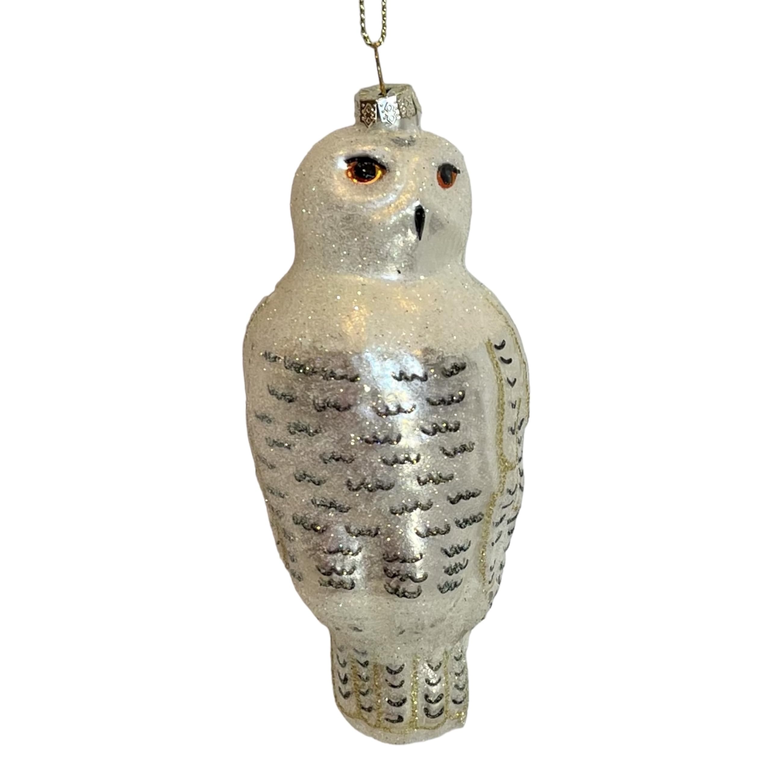 Cobane Studio LLC COBANED379 Snowy Owl Ornament