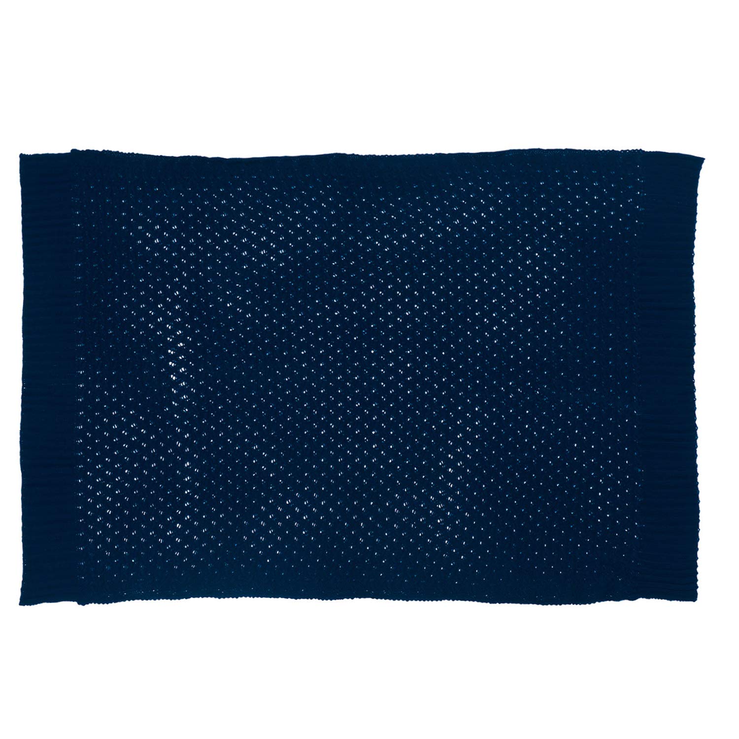 Amazon｜SPICE OF LIFE ニットブランケット ネイビー 150×100cm