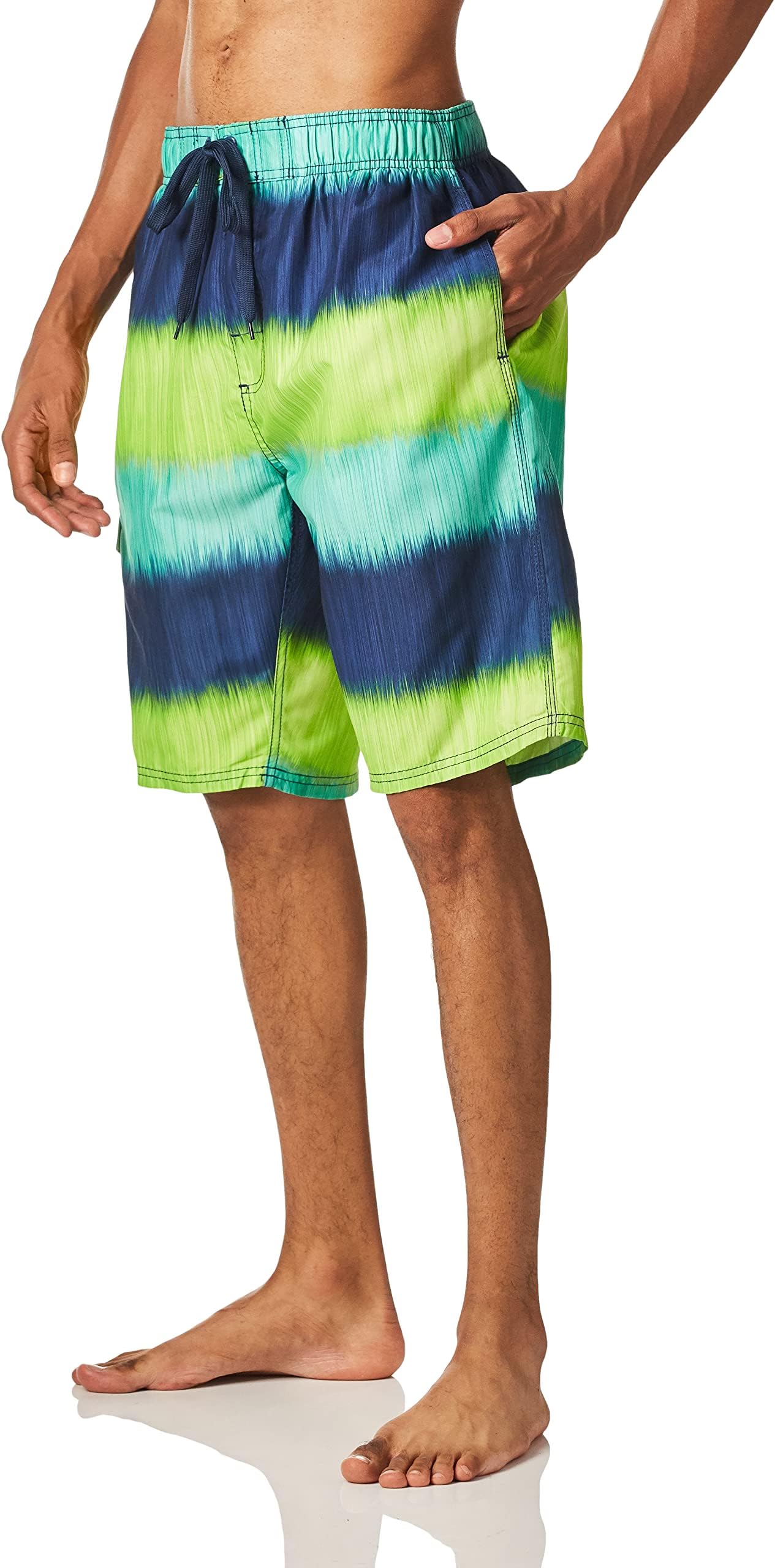 Kanu SurfBellaire Mens Swim Trunks Quick-Dry Swim Shorts Men, 9-inch Inseam (Regular & Extended Sizes)