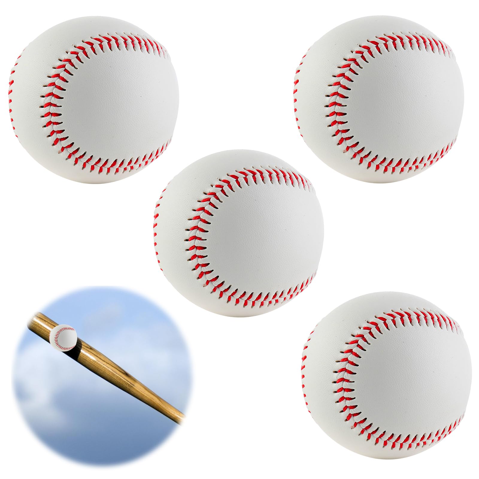 Bolas de béisbol profesionales cosidas a mano 9 pulgadas PU Soft Basebälle Elite para adultos y adolescentes