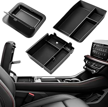 3PCS Console Organizer for Chevy Traverse Accessories 2026-2024 | LT/Z71/RS/High Country/LS Lower Center Storage Hidden Box for Chevy Traverse 2026-2024Not for Traverse Limited