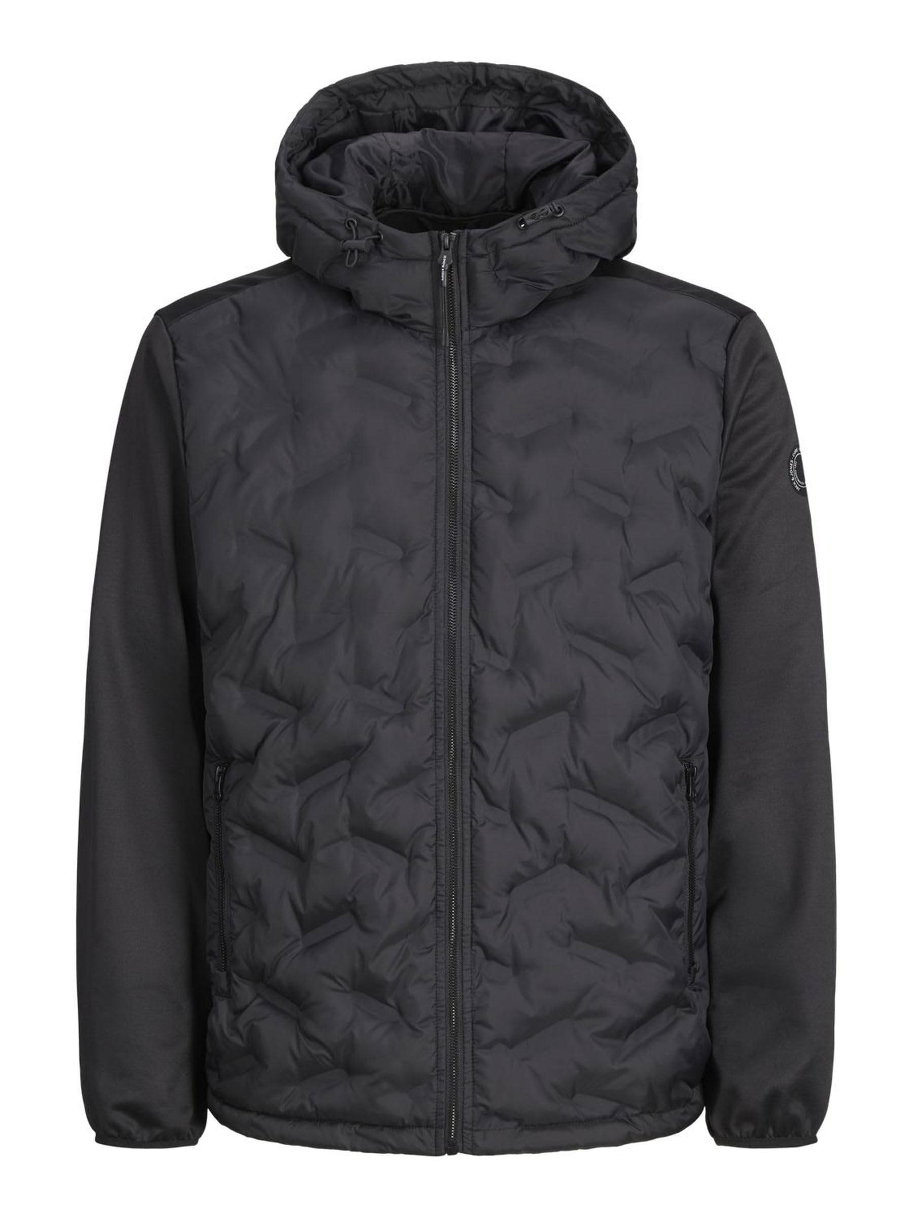 Jack And Jones Men's Lightweight Hybrid Jacket - Black - M