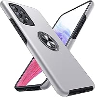 Vista 43 de JAME Funda para teléfono Samsung Galaxy A17/A26 5G con protector de pantalla [2 paquetes] Soporte de anillo Soporte Doble Capa Grado Militar a