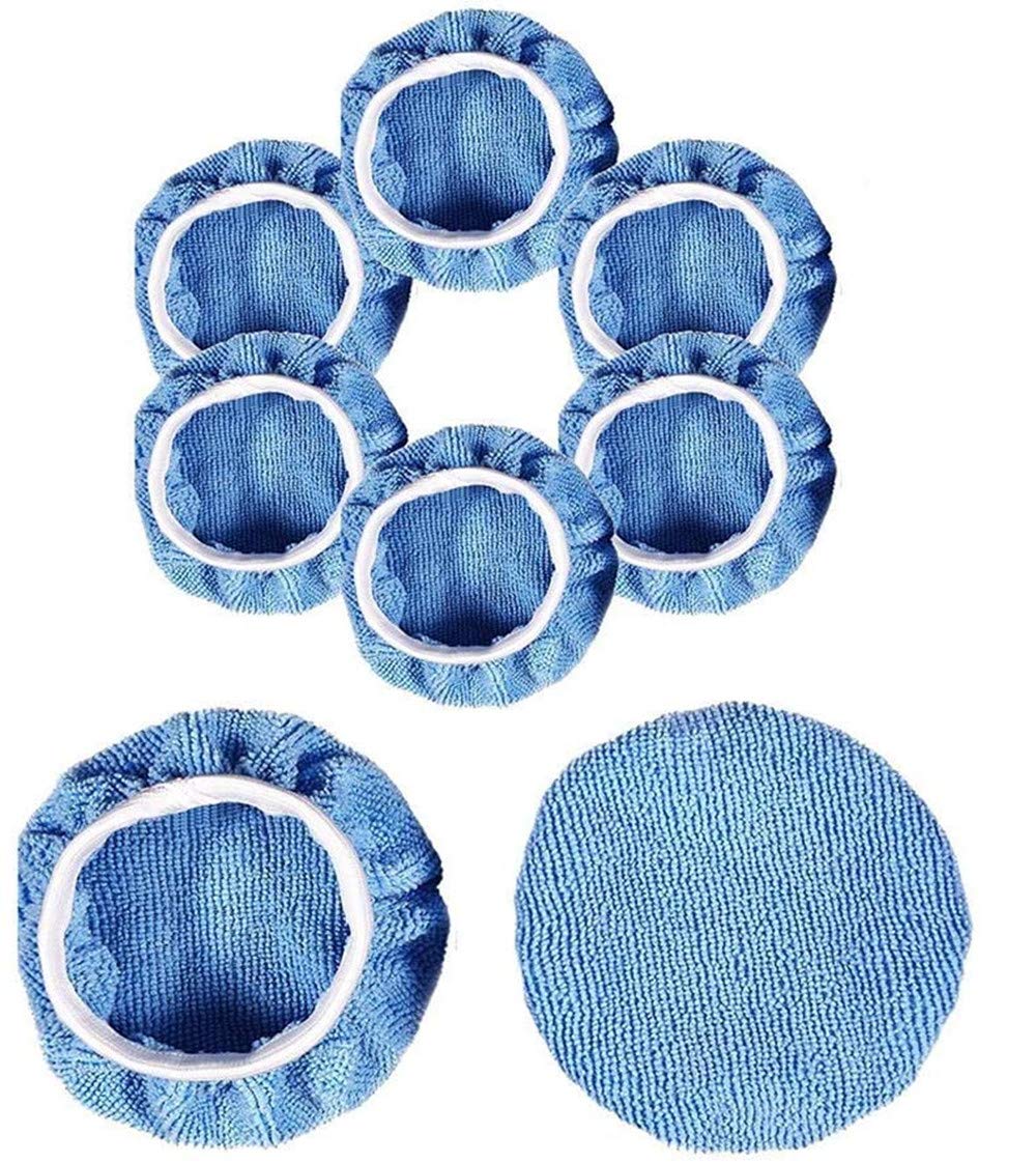 AIVS Car Polisher Pad Bonnet Polishing Bonnet Buffing Pads Waxer Pads Cover For Car Buffer Polisher(5"-6")