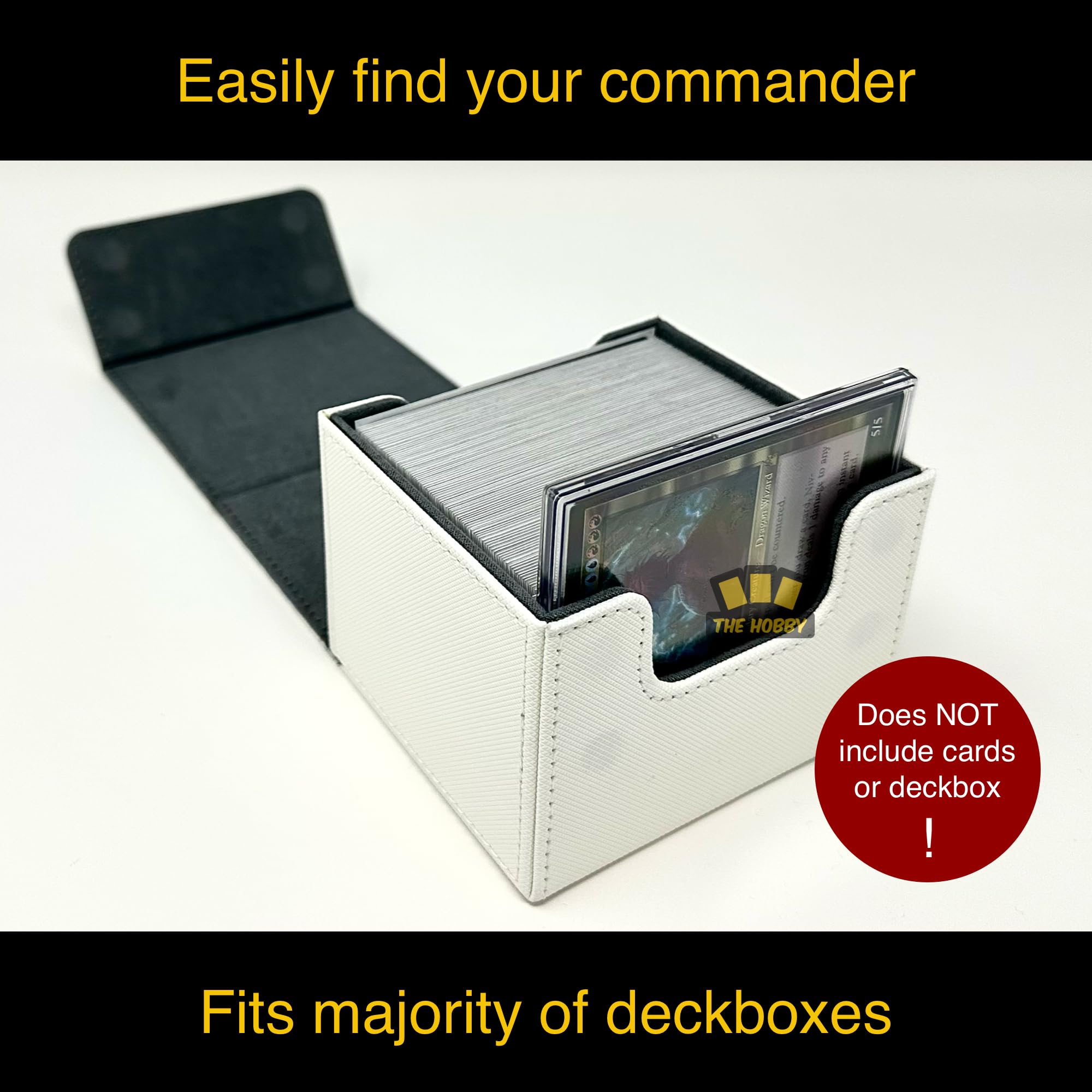 Commander Case Compatible with MTG Commanders & OP Leaders | 10 Pack | UV Protection Mini Snap | Includes Free Sleeves