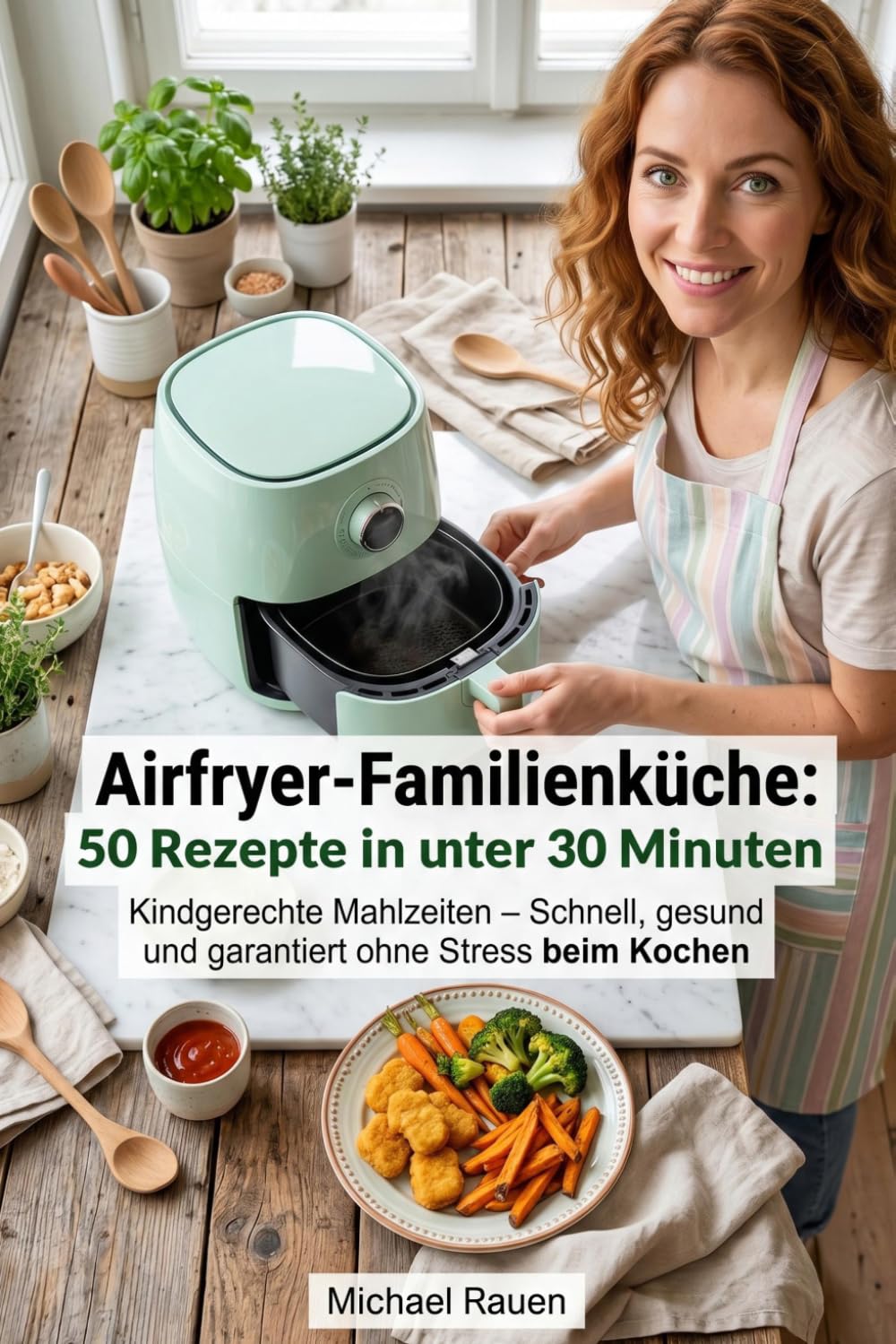 Airfryer-Familienküche: 50 Rezepte in unter 30 Minuten: Kindgerechte Mahlzeiten – Schnell, gesund und garantiert ohne Stress beim Kochen (Heißluft-Helden)