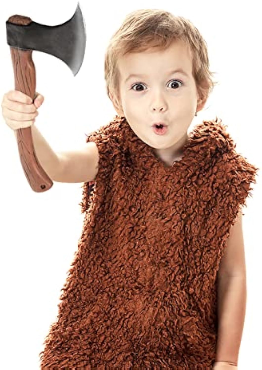 PARTYGEARS Hache de Viking en mousse pour costume d'Halloween, cosplay, arme médiévale et Renaissance (Hache courte-A0031)