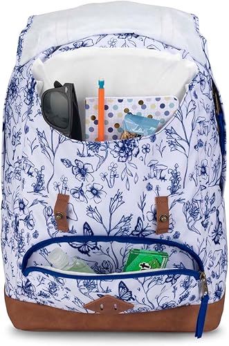 Vista 34 de JanSport Cortlandt - Mochila para laptop de 15 pulgadas, 25 litros marino