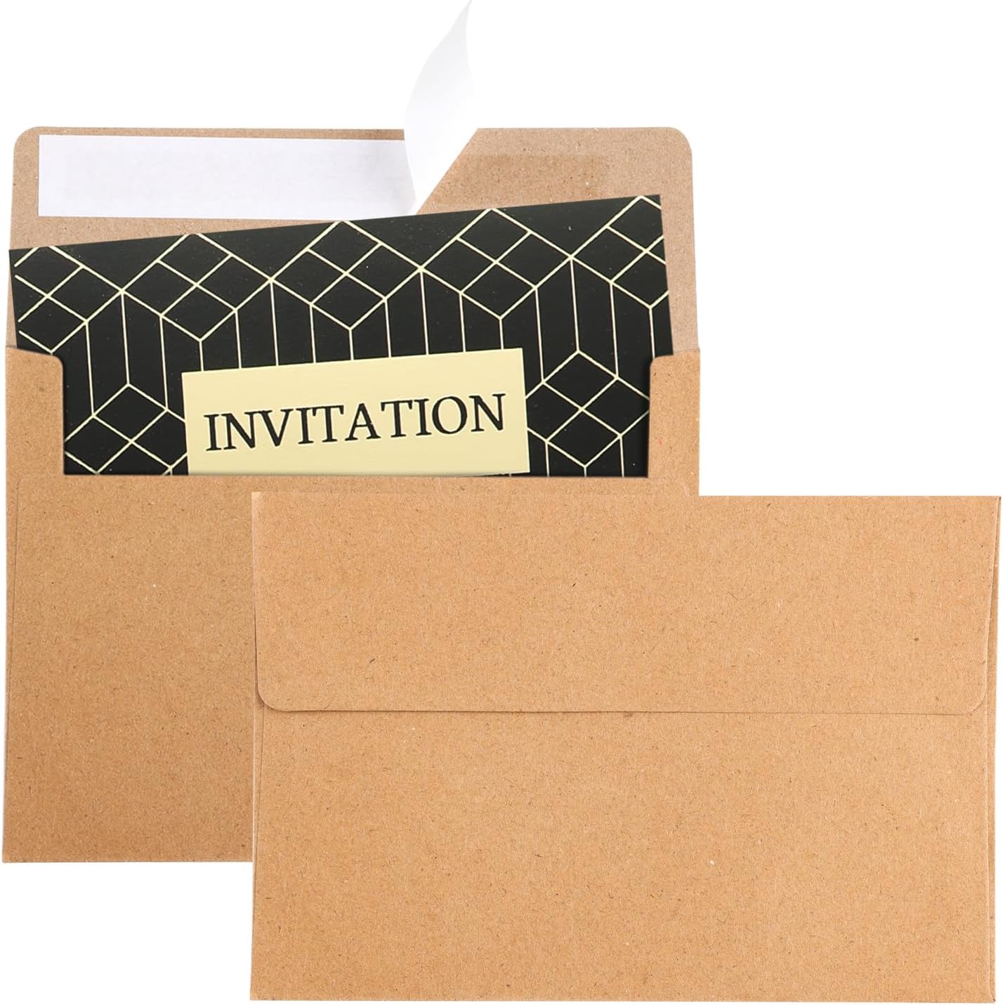 Paquete De 100 Sobres A7 Con Coloridas Tarjetas En Blanco De | Envío Gratis