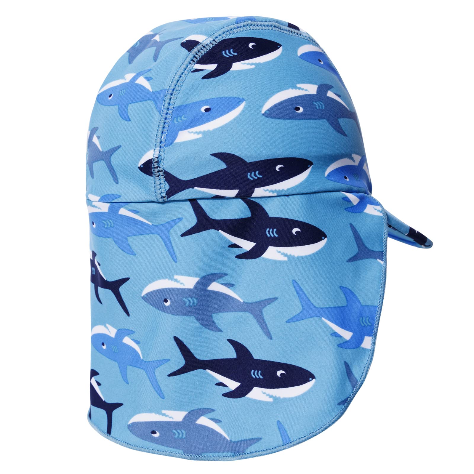 HUAANIUE Baby Toddler Sun Protection Hat UPF 50 + Swim Hat (4-6 T, Shark)