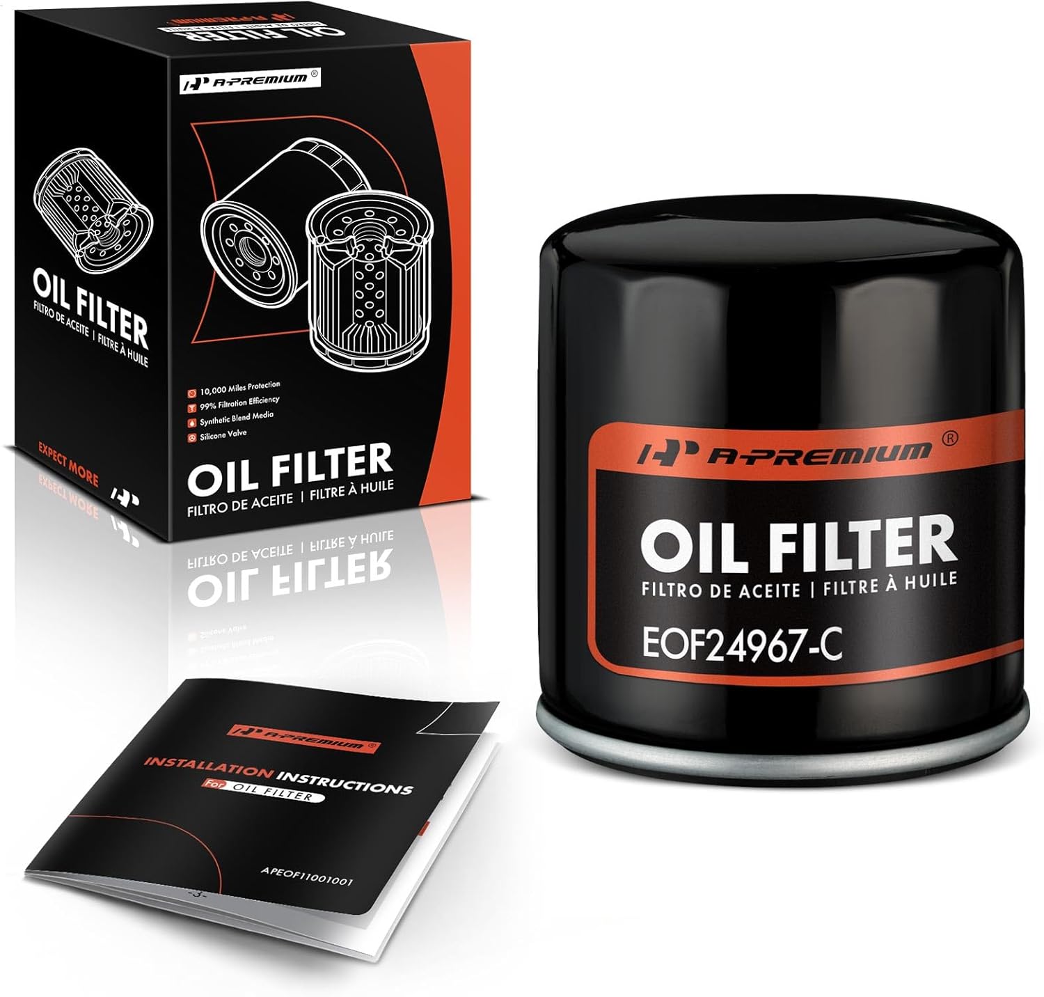 A-Premium Spin-On Oil Filter (10K Protection)