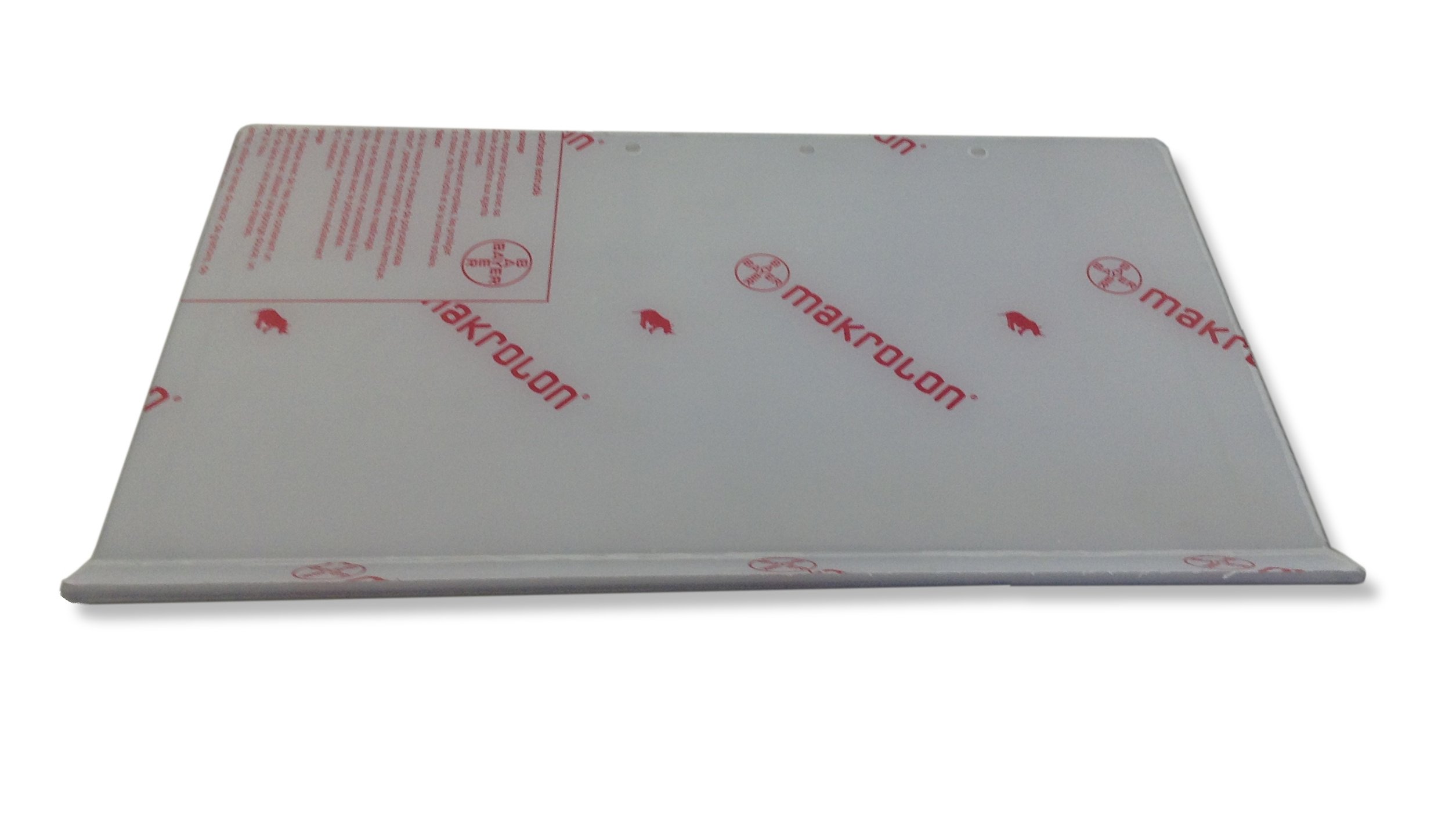 Replacement Polycarbonate Shield, 10 inches Tall, Flat Panel, Fits Milling Machine Guards by ATS Safety Part # RMS-2