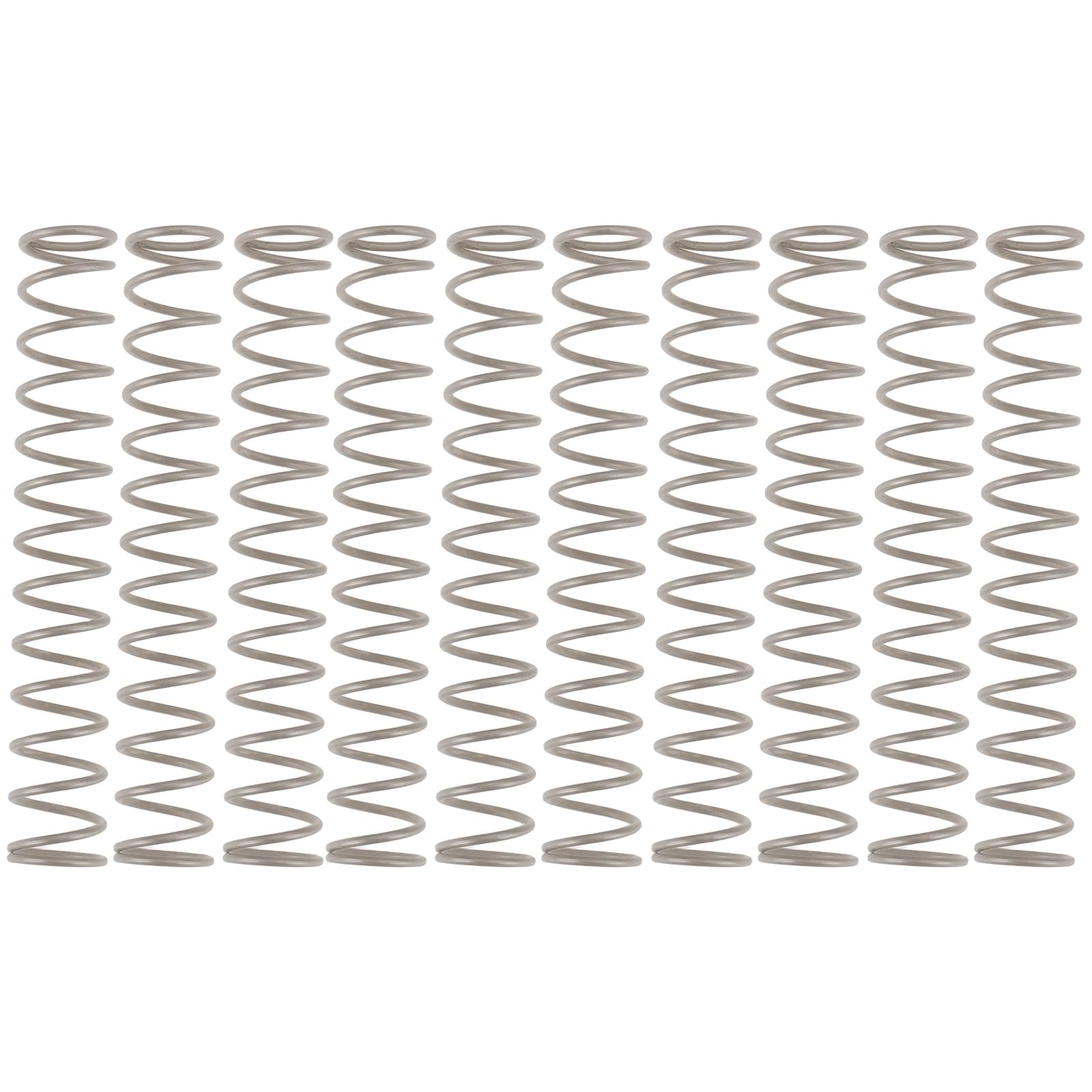 Briny River 10Pcs 50X8x0.8mm Compression Springs Stainless Steel Springs Used For Models Diy Mechanical Equipment