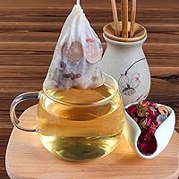 Vista 2 de TUZAZO Bolsas de Té Reutilizables - Paquete de 24 Bolsas de Gasa de Algodón Natural Sin Blanquear de Muselina Tipo Saquito para Colar Café Té e