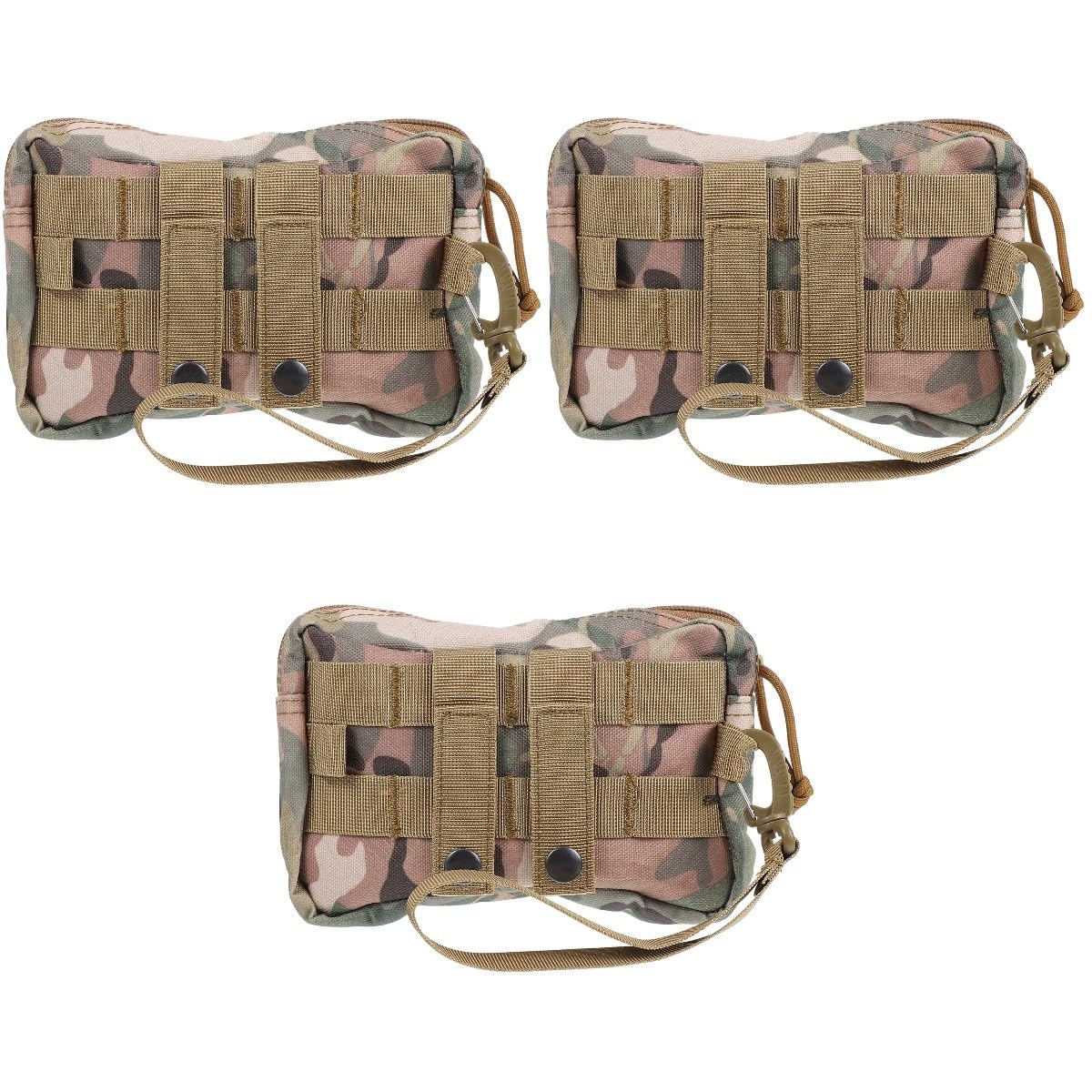 BESPORTBLE Riñonera de 3 Piezas Bolsa de Almacenamiento para Deportes al Aire Senderismo Correr Y Viajes.