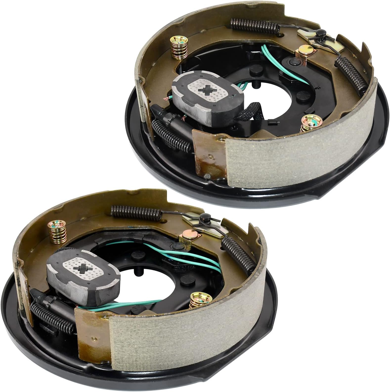 JADODE 1 Pair 10" x 21/4" Trailer Electric Brake Assembly for 3500 lbs