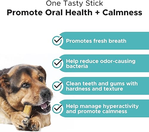Miniatura 2 de Pet Honesty Palitos frescos calmantes de cáñamo, palitos dentales para perros, masticables dentales naturales, apoyo calmante para perros, reducen