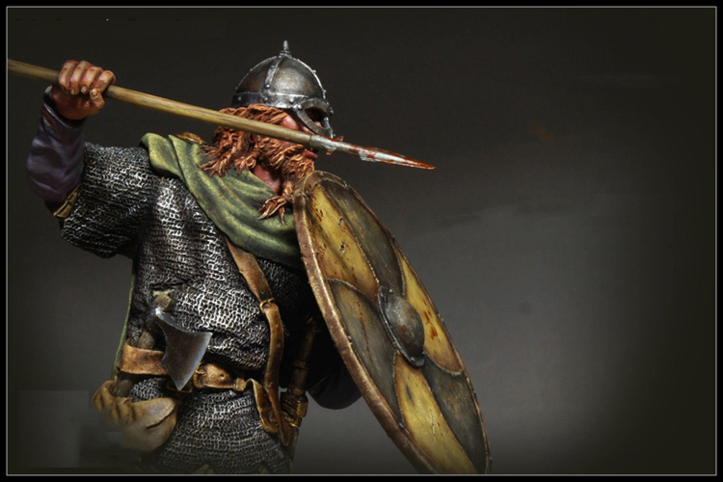 Goodmoel 1/12 ancien guerrier viking figurine en résine modèle de buste/soldat non assemblé et non peint Kit moulé sous pression/YV-639