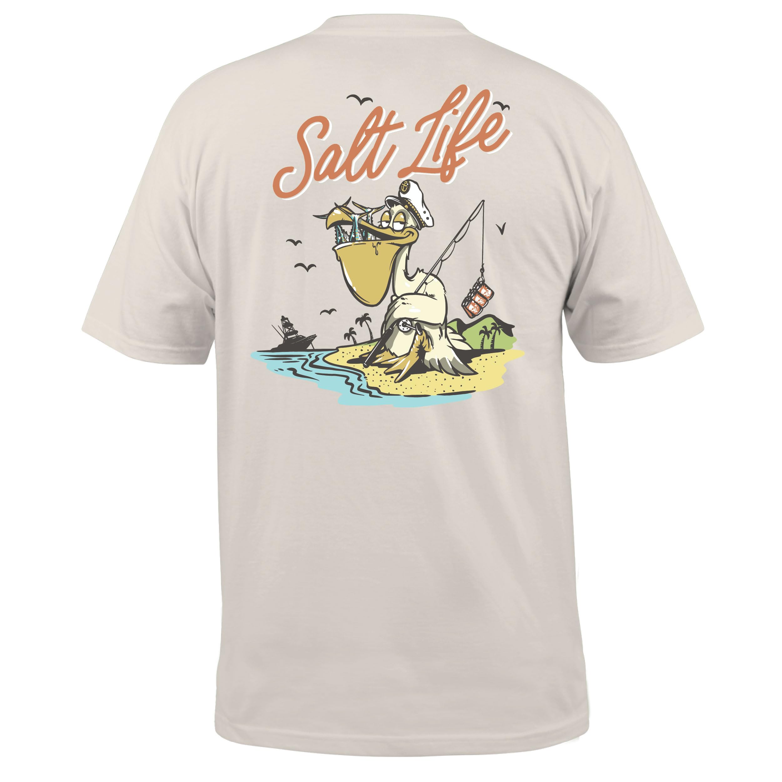 SALT LIFEMen's Gone Fishin' Short Sleeve Tee