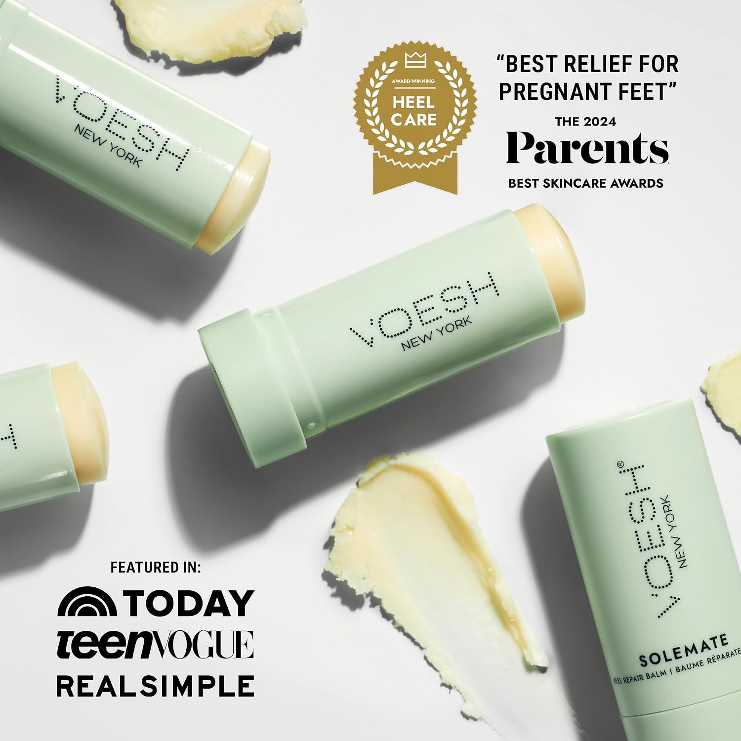 VOESH Solemate Heel Repair Balm, Heel Moisturizer & Repair, Balm for Rough and Cracked Heels, Foot Care