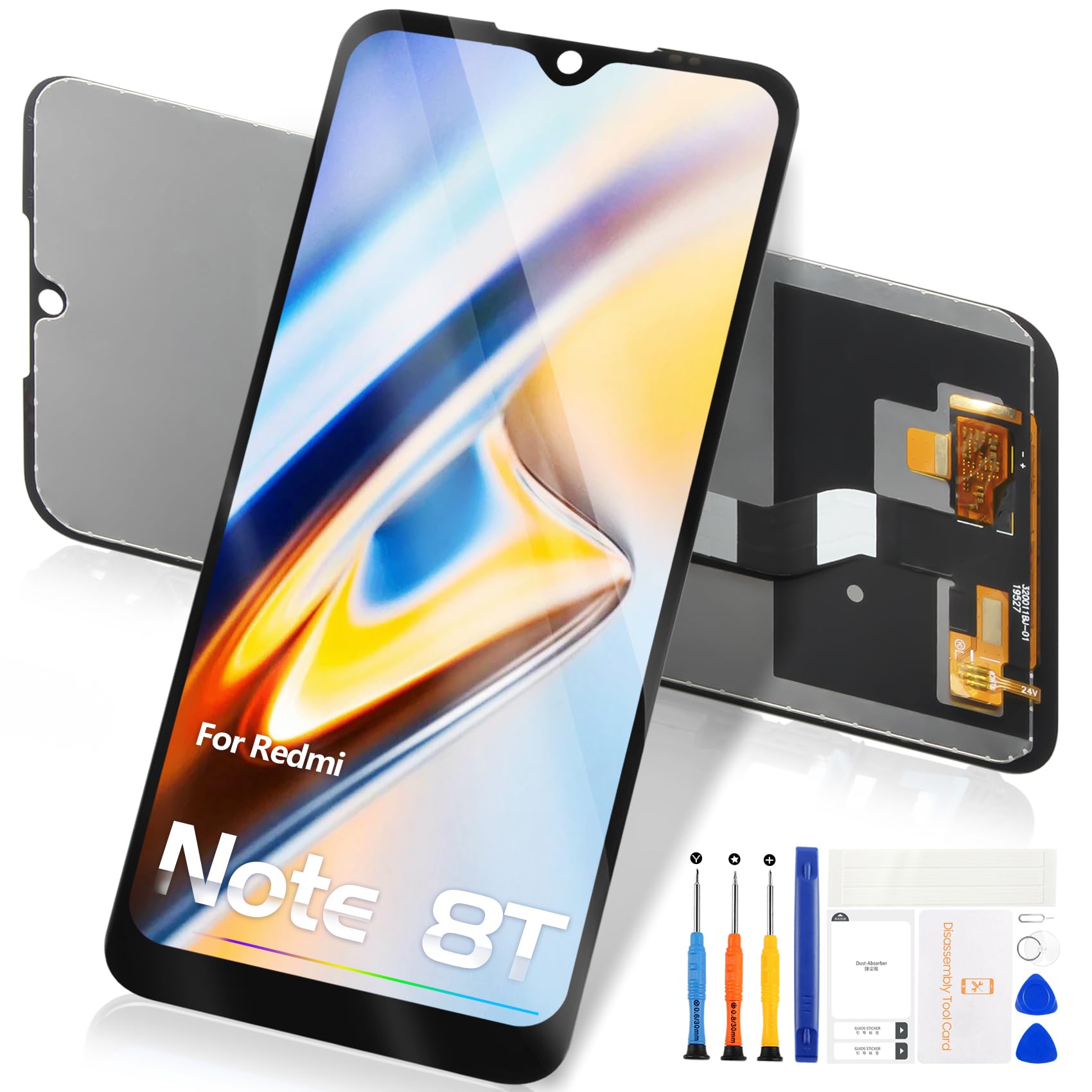 Écran tactile LCD de remplacement pour Xiaomi Redmi Note 8, 6.3 pouces, pour Redmi Note8, M1908C3JH, M1908C3JG LCD  509