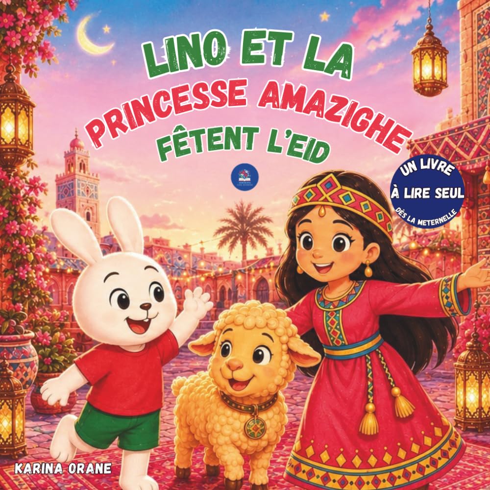 UNE HISTOIRE DOUCE ET UNE PREMIÈRE LECTURE: LINO ET LA PRINCESSE AMAZIGHE FÊTENT L’EID: UN LIVRE POUR DÉCOUVRIR LA LECTURE DÈS LA MATERNELLE