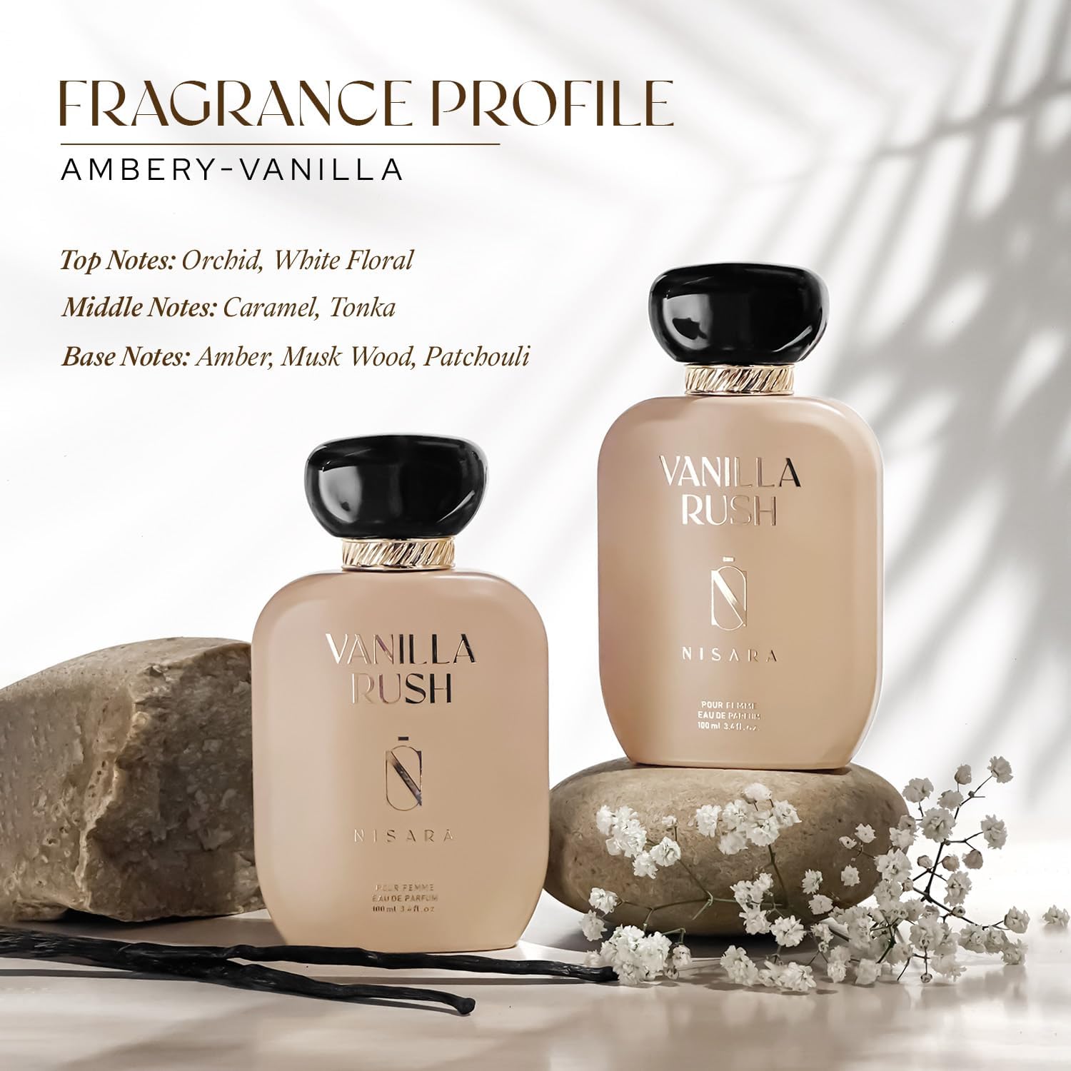 Amazon.com : Nisara Vanilla Rush Perfume for Women 100ml | Girl